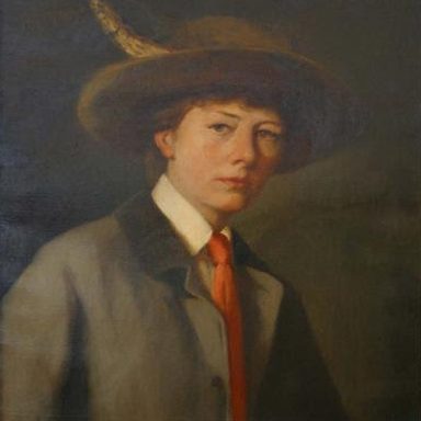 Clark Davis, Cecil, “[Cecil Clark Davis self portrait]”, 1911, Painting, Courtesy of Marion Art Center.