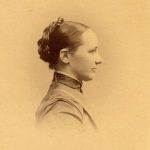 Profile Of Woman, Sepia Amelia Jones