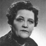 Black And White Photograph Of Mary A. Smith